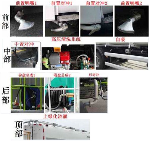 鑫华驰牌THD5180GQXD5型清洗车