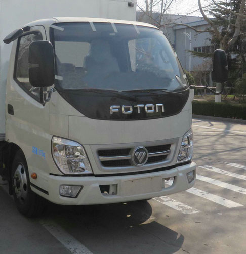 福田牌BJ5049XRQ-FD型易燃气体厢式运输车