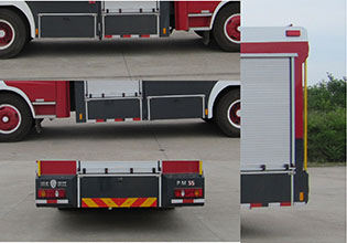 汉江牌HXF5150GXFPM55/DF型泡沫消防车