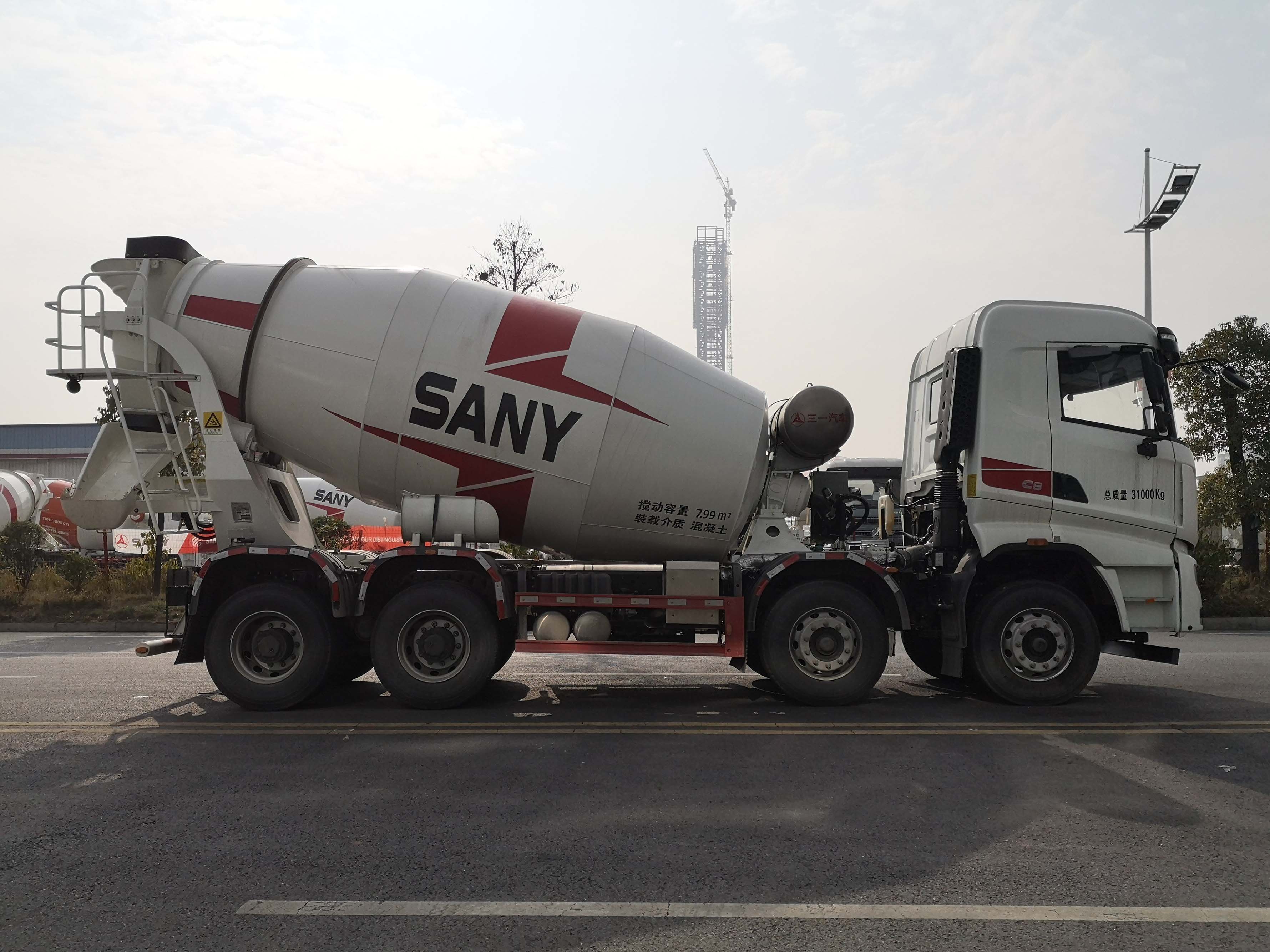三一牌SYM5315GJB2F型混凝土搅拌运输车