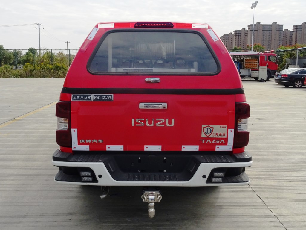 金盛盾牌JDX5030GXFPW0.38/W6型水雾消防车