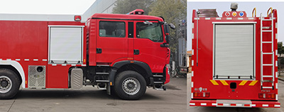 程力威牌CLW5280GXFPM120/HW型泡沫消防车